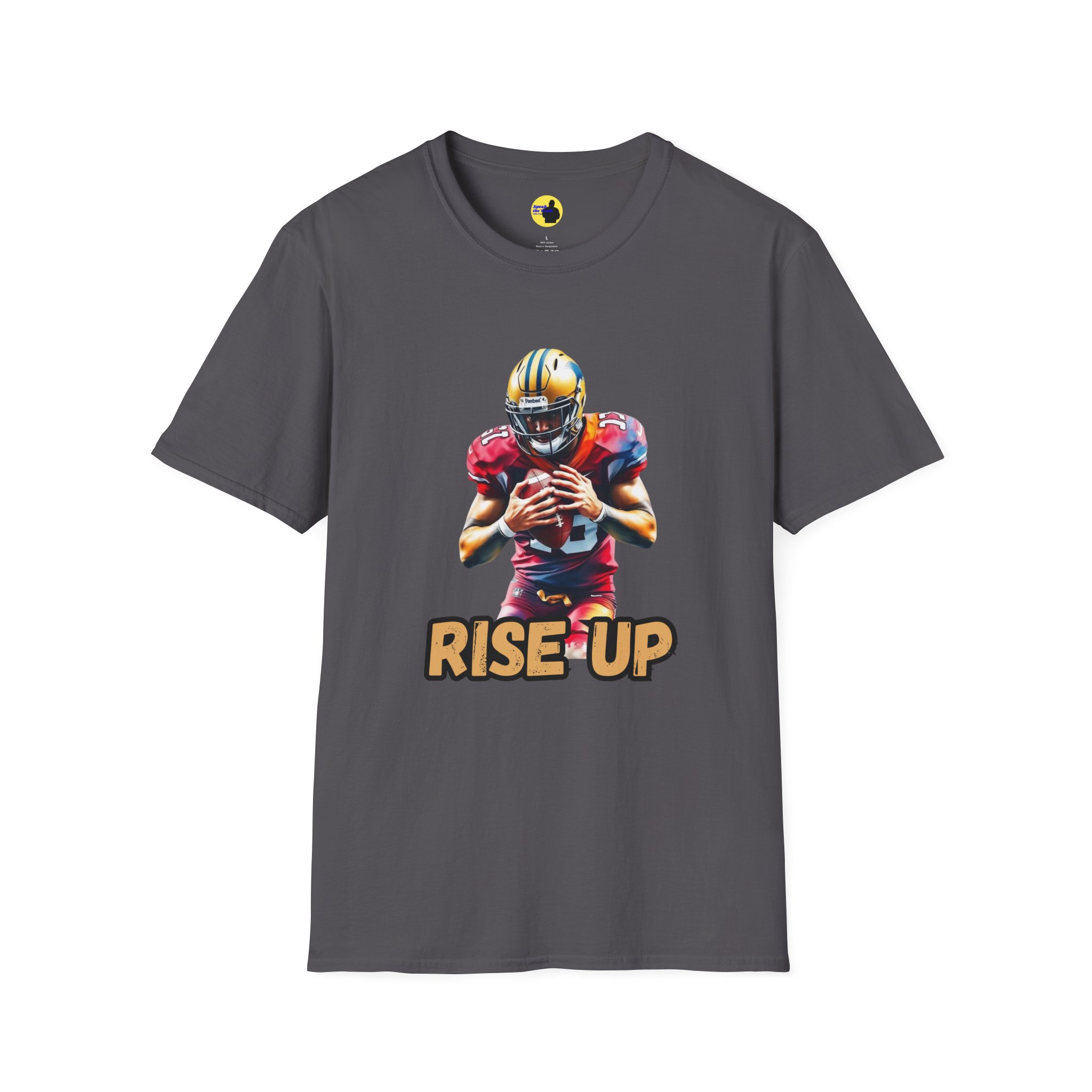 Football Player "Rise Up" T-Shirt - Image 9