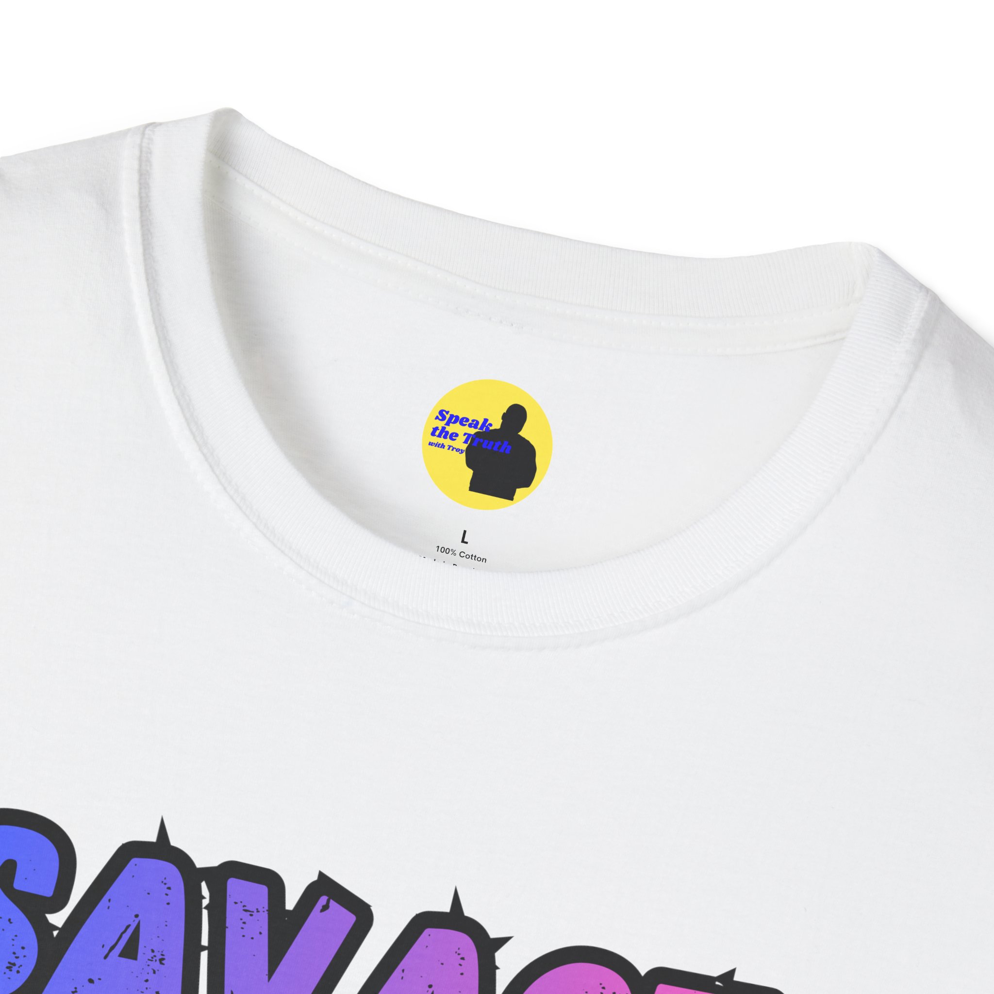 Savage Retro Neon Football T-Shirt - Image 7