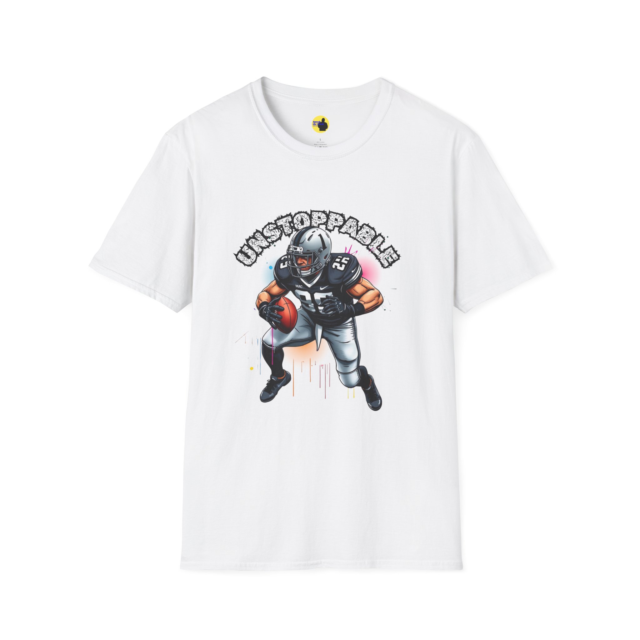 Unstoppable Football Player T-Shirt - Image 8