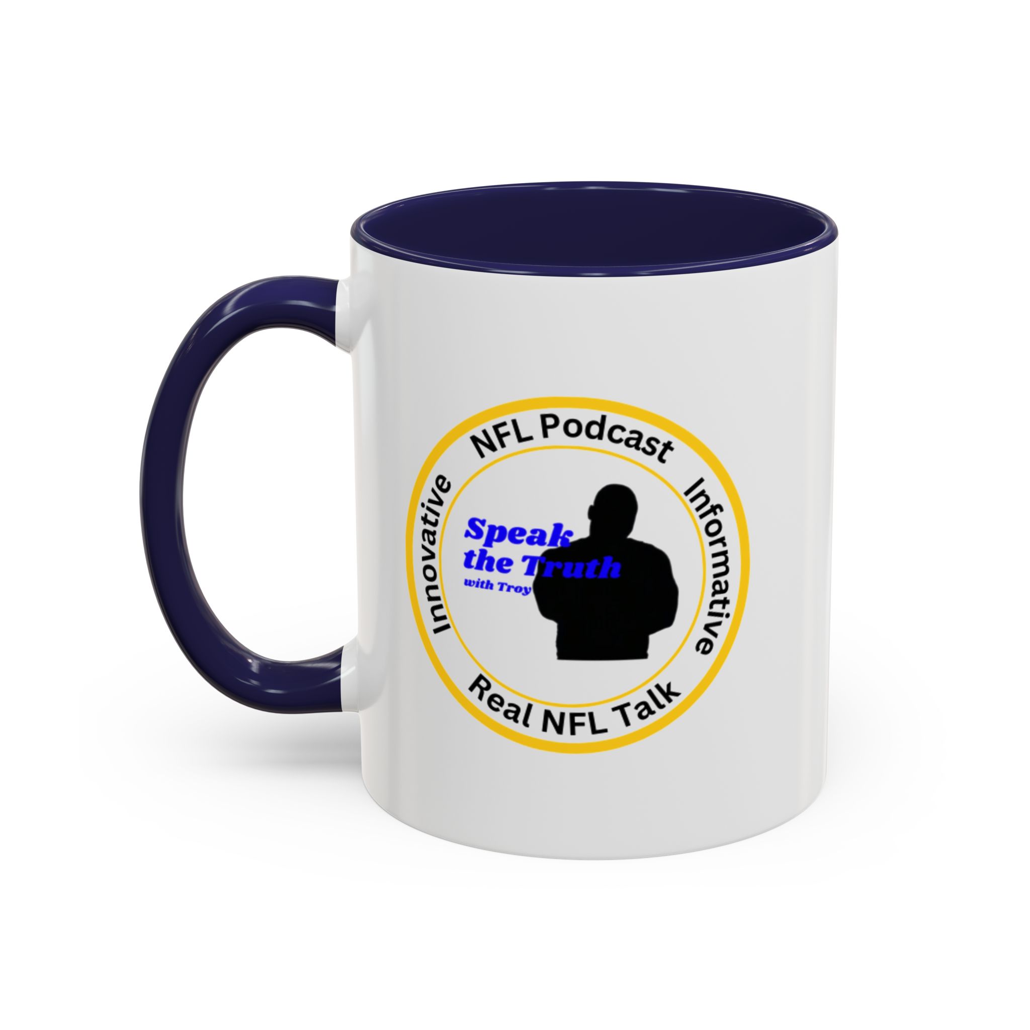 Speak the Truth NFL Podcast Accent Coffee Mug — 11/15oz - Image 3