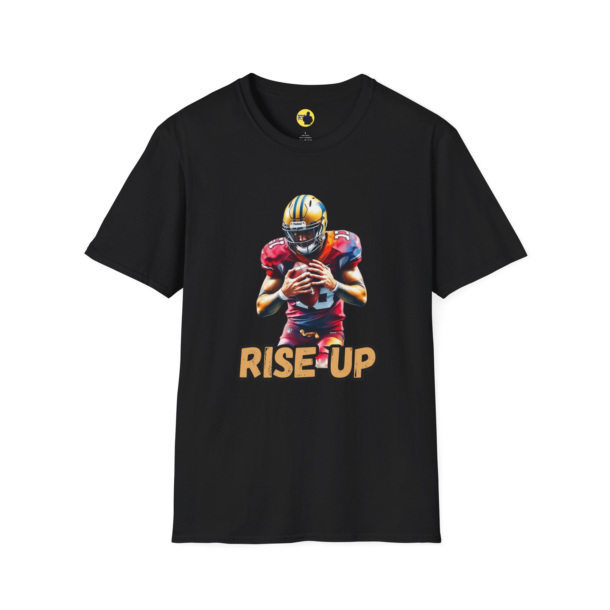 Football Player "Rise Up" T-Shirt - Image 5