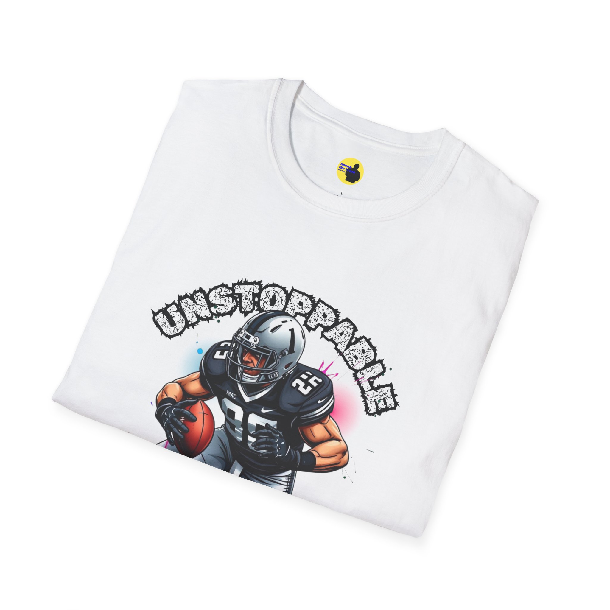 Unstoppable Football Player T-Shirt - Image 7