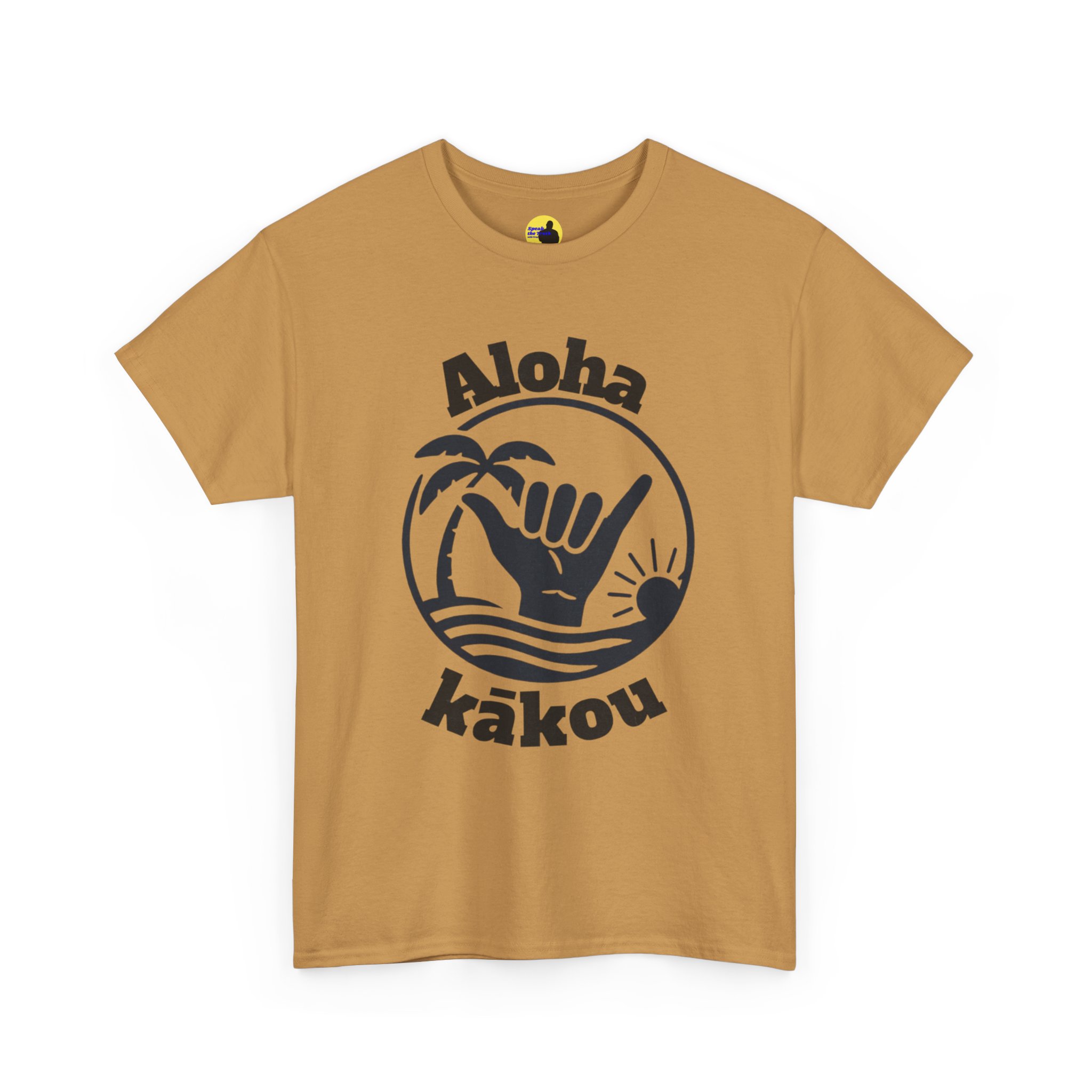 Aloha Kākou Shaka T-Shirt — Hawaiian Surf Vibes Tee