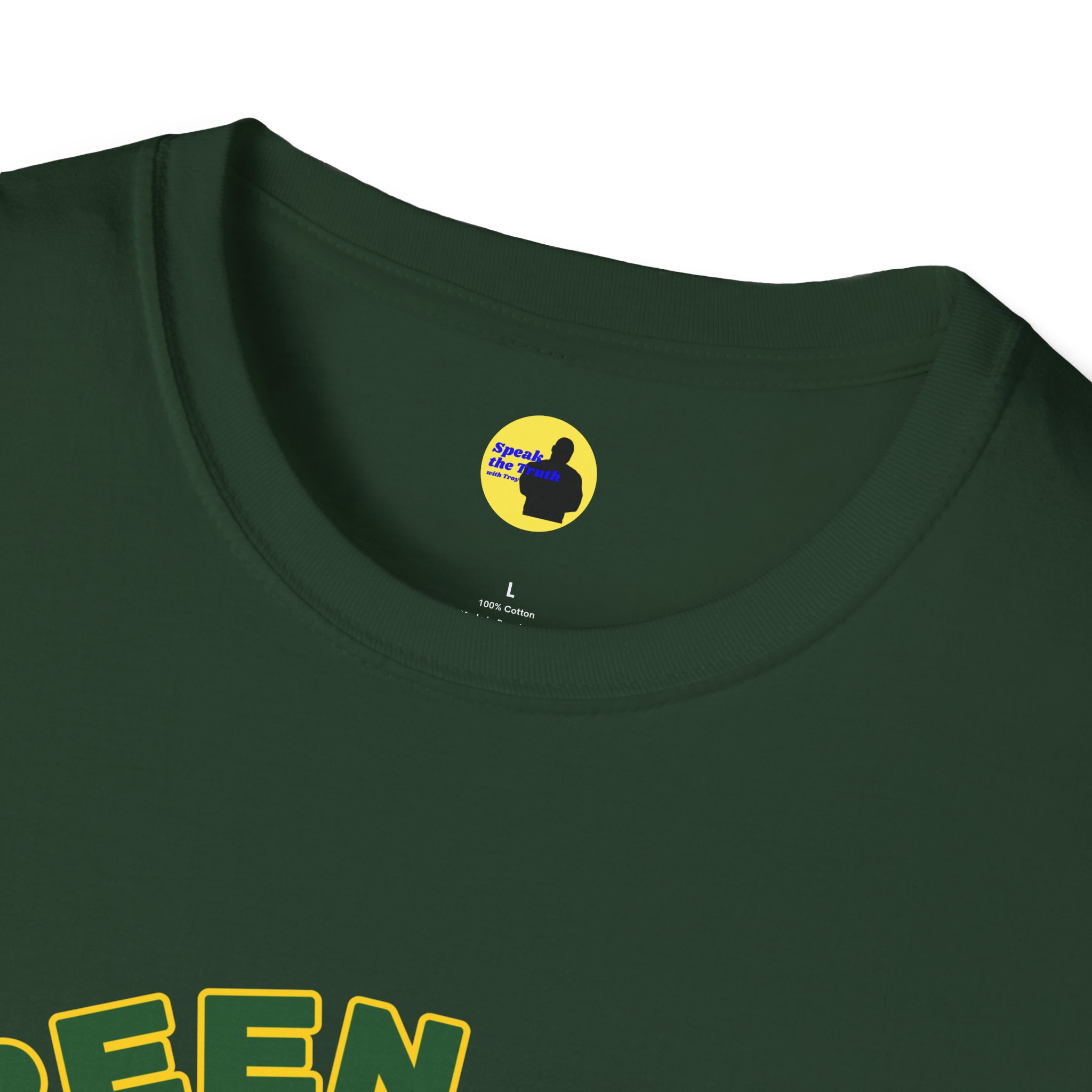 Green Bay Football Player Graphic T-Shirt - Image 3