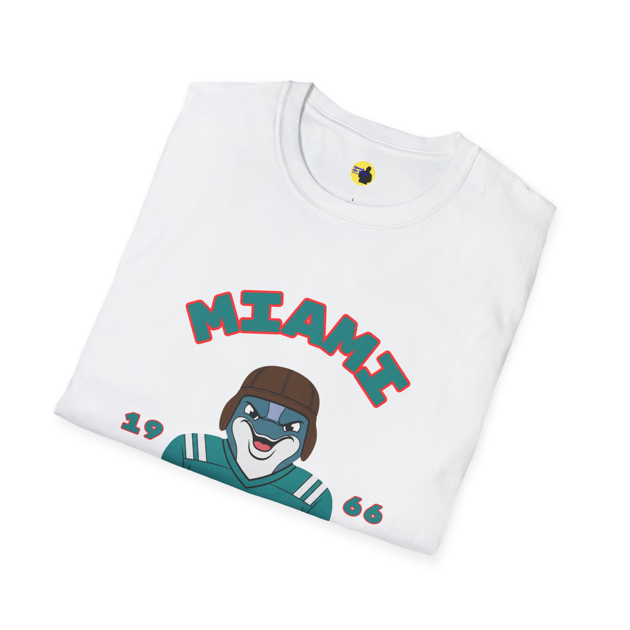 Miami Vintage Football Player T-Shirt - Image 4