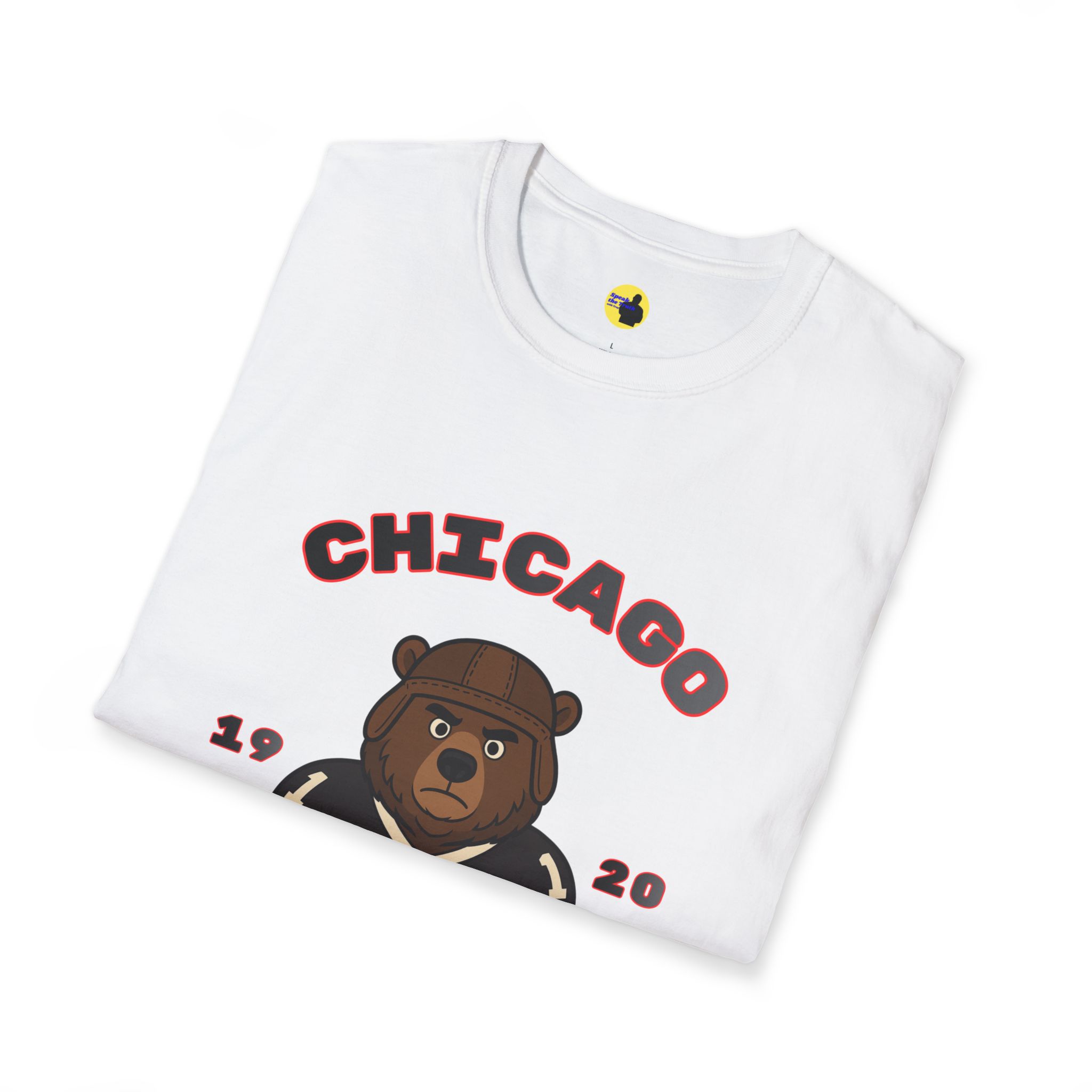 Chicago Football Bear T-Shirt - Image 8