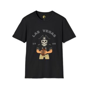 Las Vegas Pirate Football Skull T-Shirt