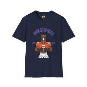 Denver Broncos Mascot Football T-Shirt