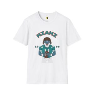 Miami Vintage Football Player T-Shirt
