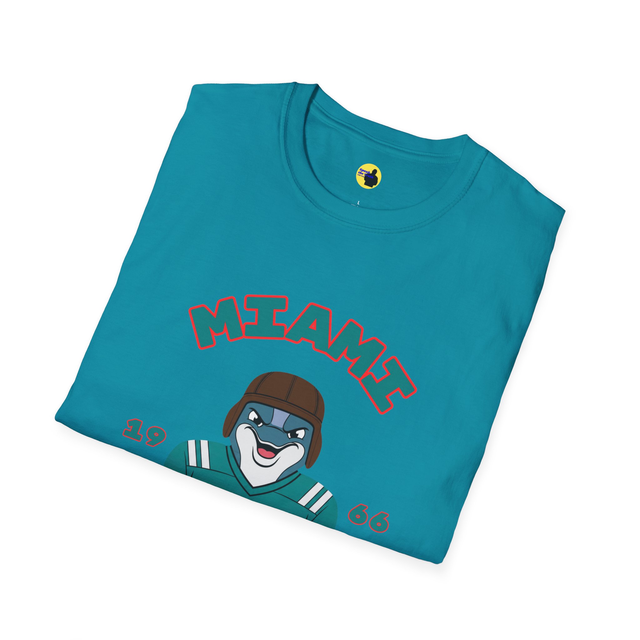 Miami Vintage Football Player T-Shirt - Image 8