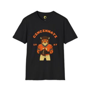 Cincinnati Vintage Mascot Football T-Shirt