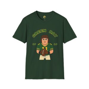 Green Bay Football Player Graphic T-Shirt