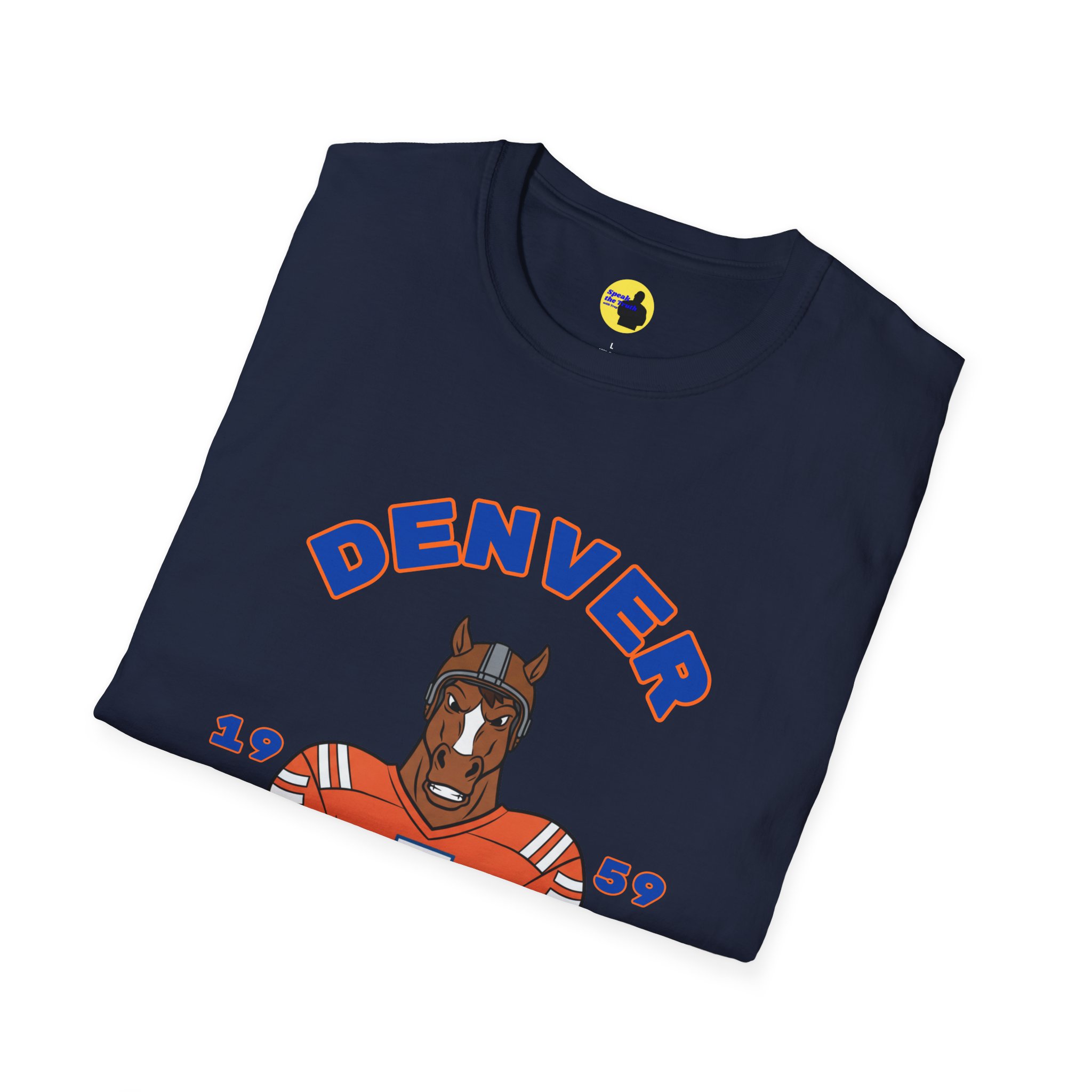 Denver Broncos Mascot Football T-Shirt - Image 4